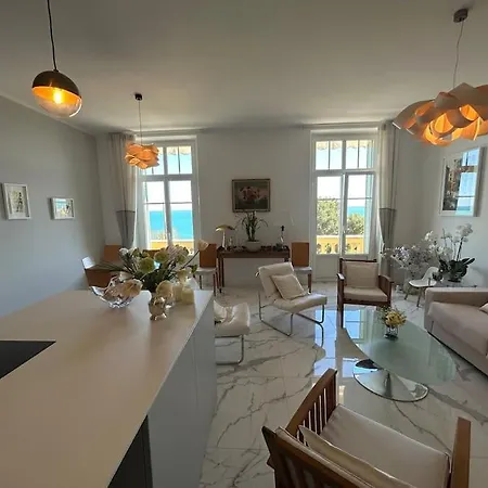 4 Pieces 3 Prestigieux Vue Mer Apartament Mentona